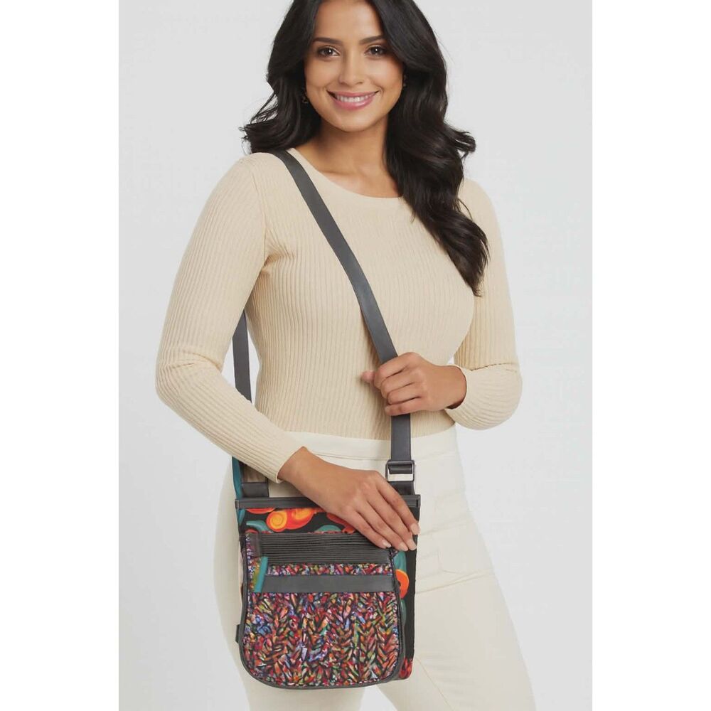 Lily Bloom Crossbody Shoulder Bag Purse Handbag Floral Flower Women's Woman's